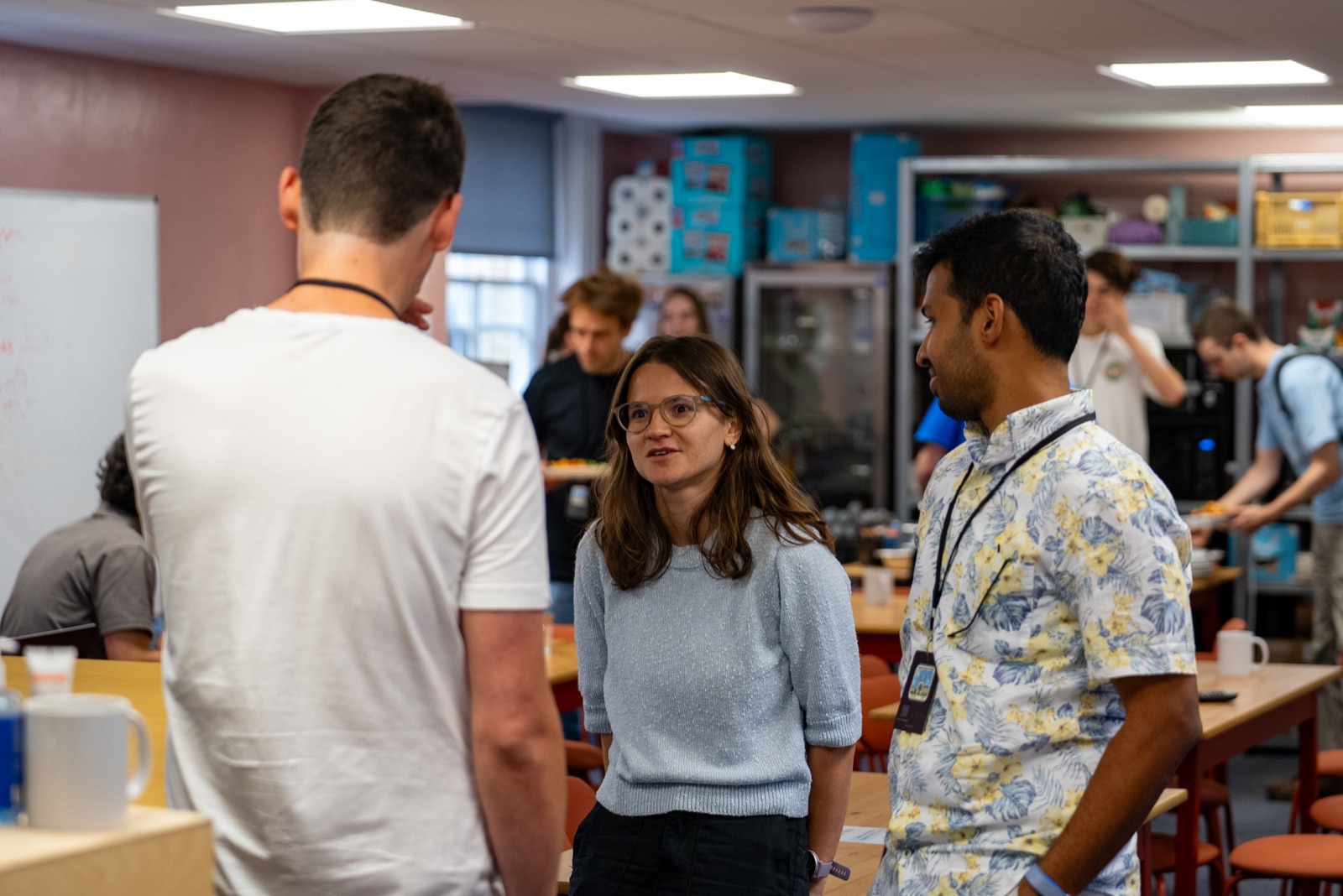 Participants in conversation during the programme